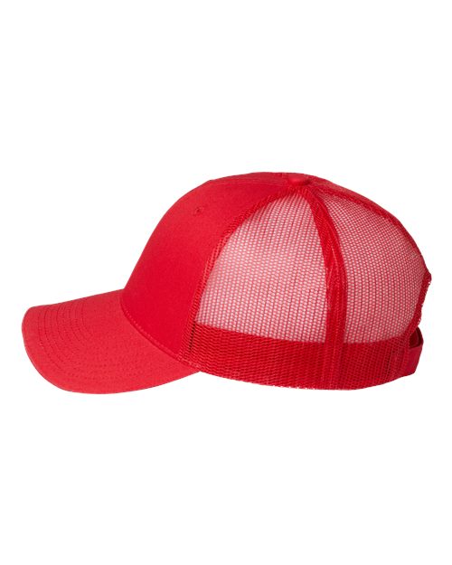 Valucap S102 Sandwich Trucker Cap #color_Red