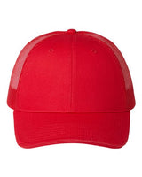 Valucap S102 Sandwich Trucker Cap #color_Red