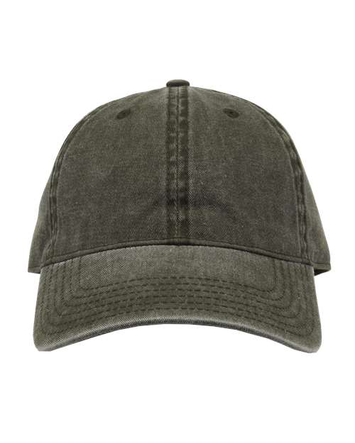 The Game GB465 Pigment-Dyed Cap #color_Army Green