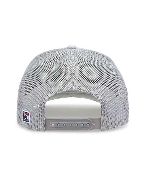 The Game GB452E Everyday Trucker Cap #color_Heather Light Grey