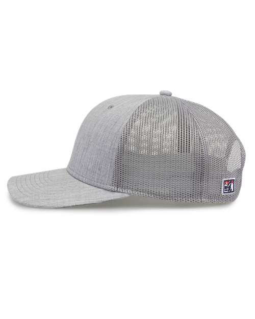 The Game GB452E Everyday Trucker Cap #color_Heather Light Grey