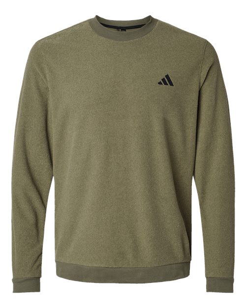 Adidas A586 Crewneck Sweatshirt #color_Olive Strata