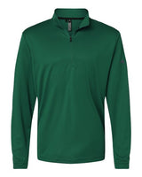 Adidas A401 Lightweight Quarter-Zip Pullover #color_Collegiate Green