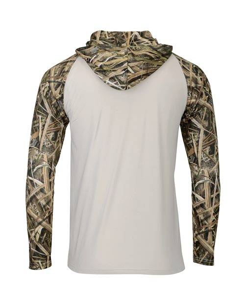 Paragon 241P Biloxi Performance Colorblocked Hoodie #color_Shadow Grass