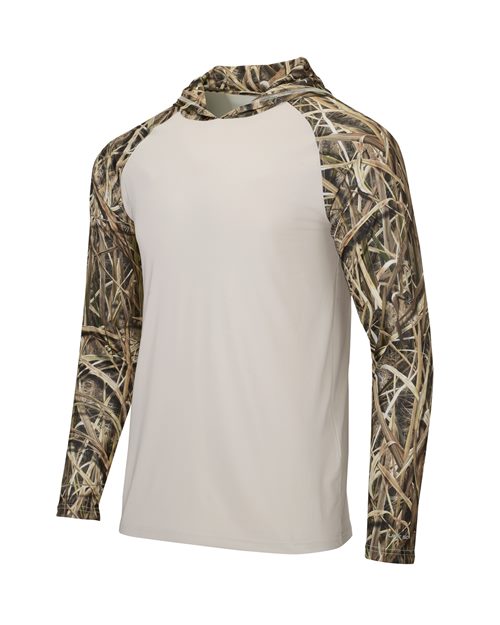 Paragon 241P Biloxi Performance Colorblocked Hoodie #color_Shadow Grass