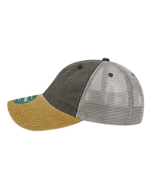 LEGACY DTA Dashboard Trucker Cap #color_Black/ Camel/ Grey
