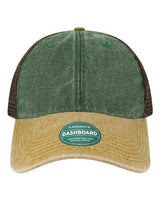 LEGACY DTA Dashboard Trucker Cap #color_Green/ Camel/ Brown