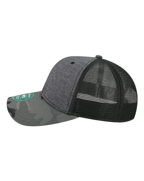 LEGACY MPS Mid-Pro Snapback Trucker Cap #color_Black/ Camo