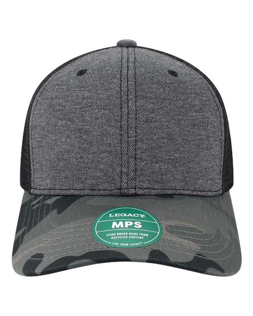 LEGACY MPS Mid-Pro Snapback Trucker Cap #color_Black/ Camo
