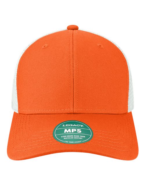 LEGACY MPS Mid-Pro Snapback Trucker Cap #color_Orange/ White
