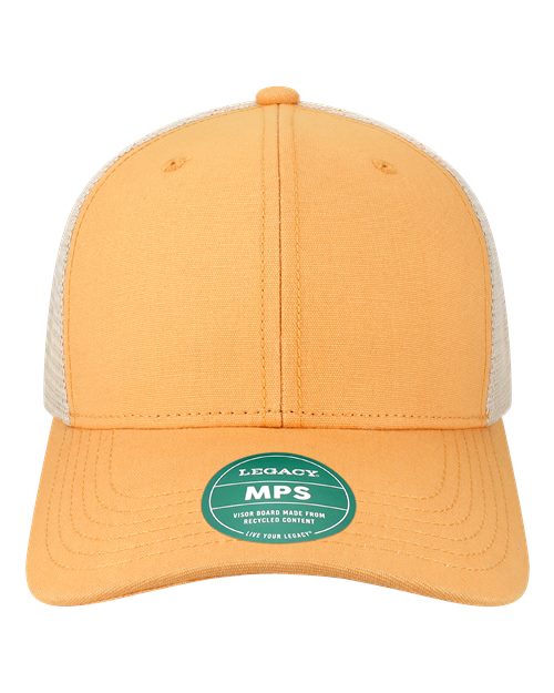 LEGACY MPS Mid-Pro Snapback Trucker Cap #color_Peach/ Stone