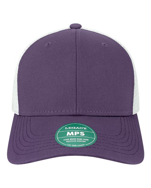 LEGACY MPS Mid-Pro Snapback Trucker Cap #color_Purple/ White