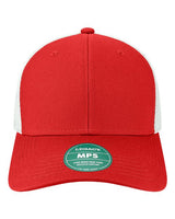 LEGACY MPS Mid-Pro Snapback Trucker Cap #color_Scarlet Red/ White