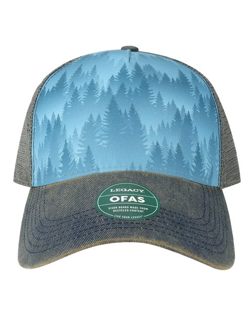 LEGACY OFAFP Old Favorite Five-Panel Trucker Cap #color_Blue Pines