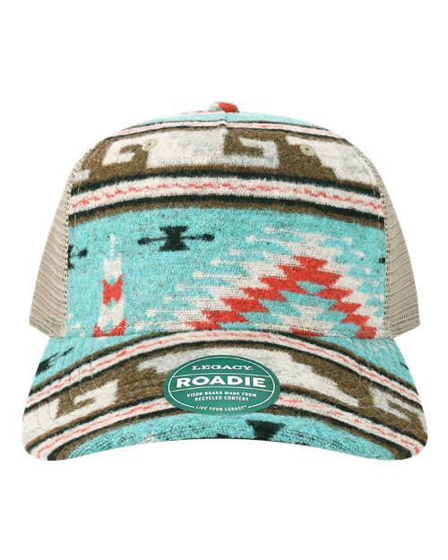 LEGACY ROADIE Five-Panel Trucker Cap #color_Aztec