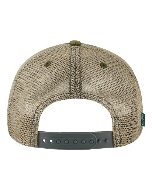 LEGACY OFA Old Favorite Trucker Cap #color_Green Field Camo/ Java