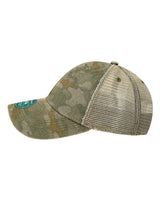 LEGACY OFA Old Favorite Trucker Cap #color_Green Field Camo/ Java