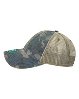 LEGACY OFA Old Favorite Trucker Cap #color_Navy Field Camo/ Java