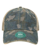 LEGACY OFA Old Favorite Trucker Cap #color_Navy Field Camo/ Java