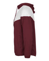 Badger 7722 Spirit Outer-Core Jacket #color_Maroon/ White