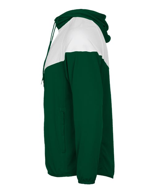 Badger 7722 Spirit Outer-Core Jacket #color_Forest/ White