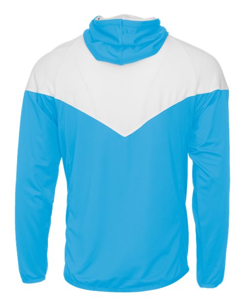 Badger 7722 Spirit Outer-Core Jacket #color_Columbia Blue/ White