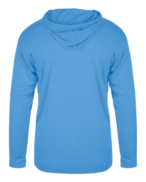 Badger 4105 B-Core Hooded Long Sleeve T-Shirt #color_Columbia Blue