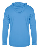 Badger 4105 B-Core Hooded Long Sleeve T-Shirt #color_Columbia Blue