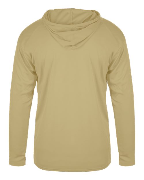 Badger 4105 B-Core Hooded Long Sleeve T-Shirt #color_Vegas Gold