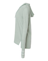 MV Sport W19439 Women's Heathered Jersey Hooded Tunic #color_Greenstone