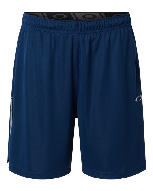 ""Oakley FOA405933 Team Issue Hydrolix 7" Shorts with Drawcord" #color_Team Navy"