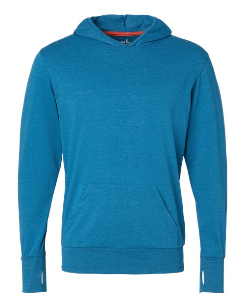 Kastlfel 4022 RecycledSoft Hooded Long Sleeve T-Shirt #color_Breaker Blue