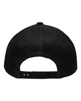 Sportsman SP1550 Modern Five-Panel Trucker Fit Cap #color_Black/ Black
