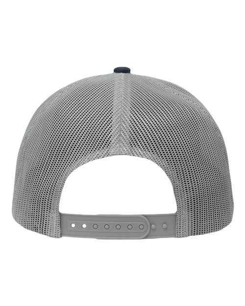 Sportsman SP1550 Modern Five-Panel Trucker Fit Cap #color_Navy/ Grey