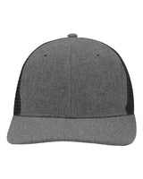 Sportsman SP1650 Modern Six-Panel Trucker Fit Cap #color_Black Heather/ Black