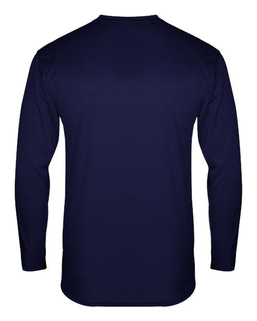 Badger 1001 FitFlex Performance Long Sleeve T-Shirt #color_Navy