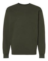 Independent Trading Co. IND3000 Heavyweight Crewneck Sweatshirt #color_Army