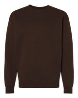 Independent Trading Co. IND3000 Heavyweight Crewneck Sweatshirt #color_Brown