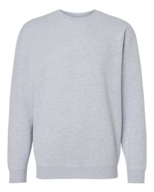 Independent Trading Co. IND3000 Heavyweight Crewneck Sweatshirt #color_Grey Heather