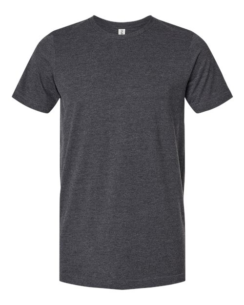 Tultex 602CVC Combed CVC T-Shirt #color_Heather Dark Grey