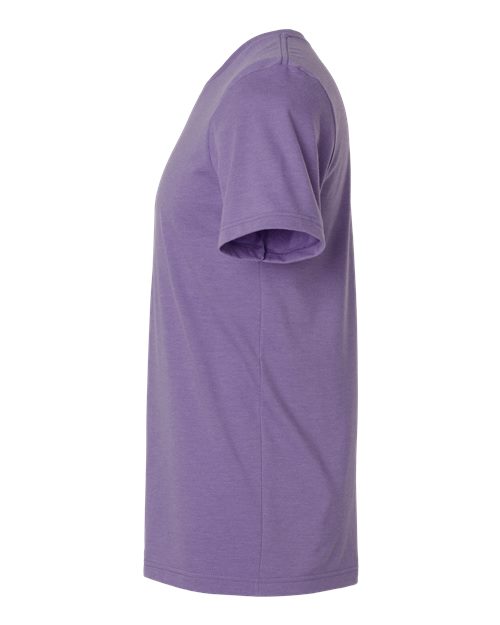 Tultex 602CVC Combed CVC T-Shirt #color_Heather Deep Purple