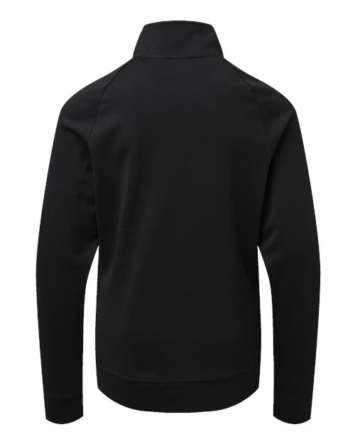 Adidas A4001 Youth Quarter-Zip Pullover #color_Black