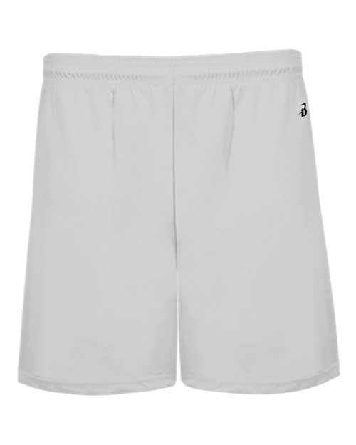 "Badger 4146 B-Core 5" Pocketed Shorts #color_Silver"