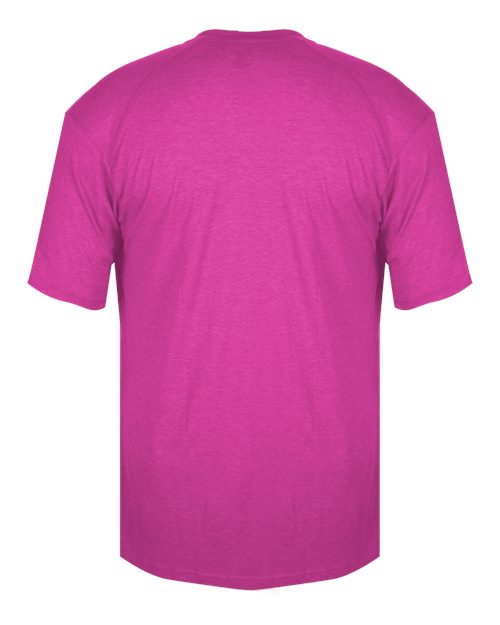 Badger 4940 Triblend Performance T-Shirt #color_Hot Pink Heather