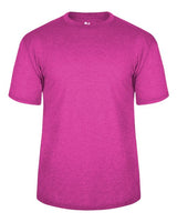 Badger 4940 Triblend Performance T-Shirt #color_Hot Pink Heather