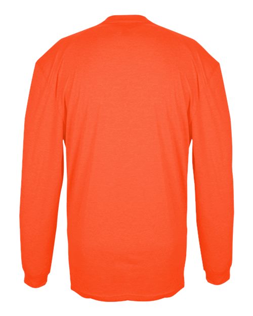 Badger 4944 Triblend Performance Long Sleeve T-Shirt #color_Burnt Orange Heather