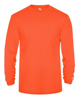 Badger 4944 Triblend Performance Long Sleeve T-Shirt #color_Burnt Orange Heather