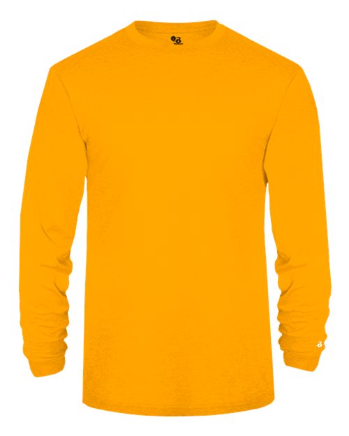 Badger 4944 Triblend Performance Long Sleeve T-Shirt #color_Gold Heather