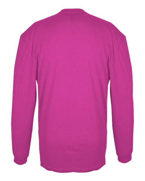 Badger 4944 Triblend Performance Long Sleeve T-Shirt #color_Hot Pink Heather