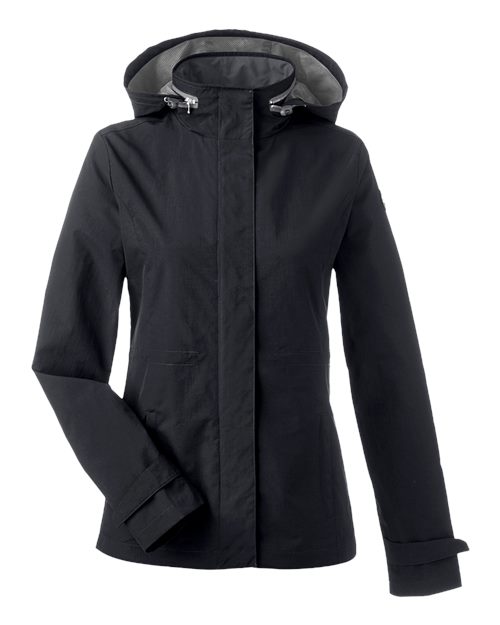 Nautica N17183 Ladies' Voyage Raincoat #color_BLACK